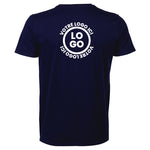 logo imprimé dans le dos