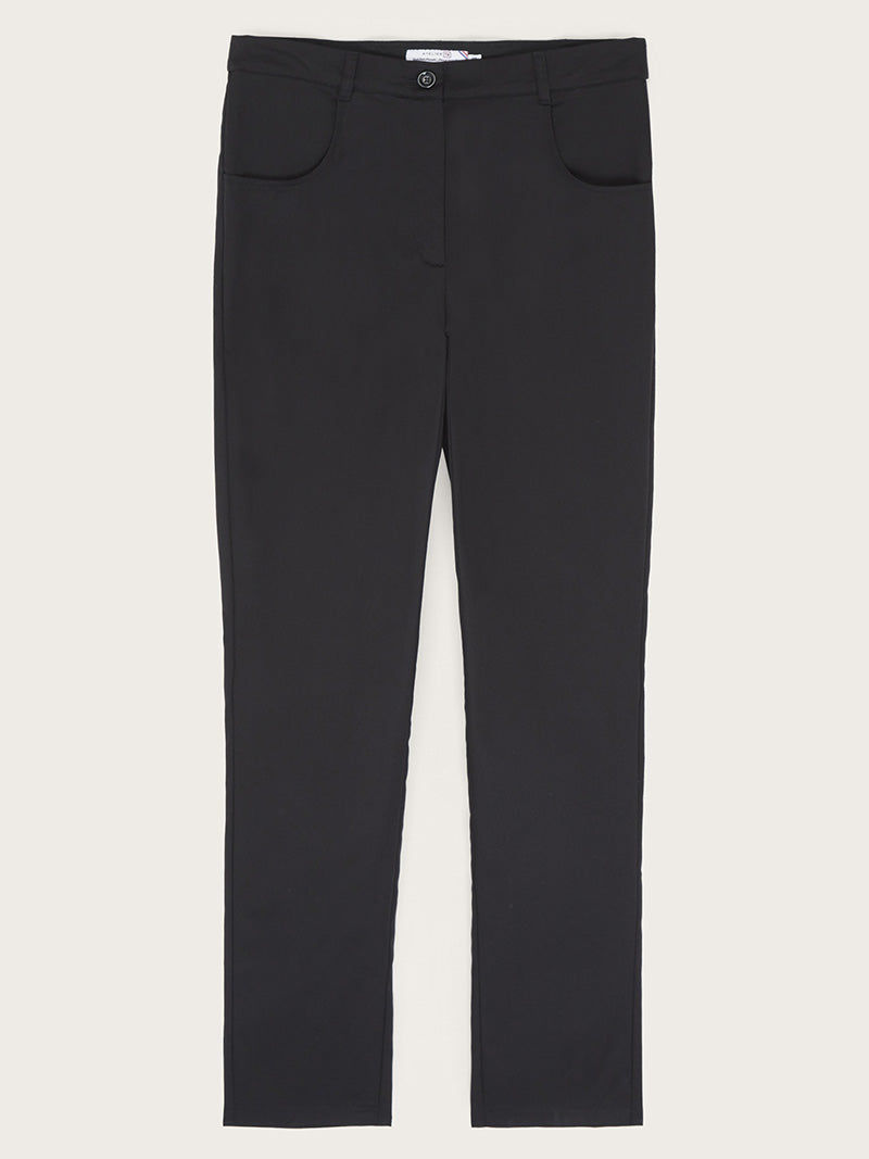 pantalon noir woody à plat