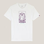 t-shirt blanc dans la foulée