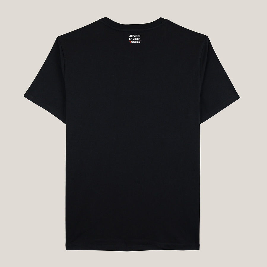 dos du t-shirt noir Je Vois la Vie en Vosges