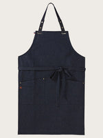 tablier carioca denim piqué à plat