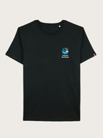 t-shirt noir brodé Team for the Planet