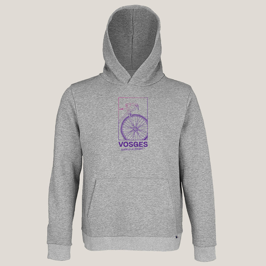 hoodie gris chiné changer de braquet