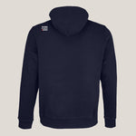 dos du hoodie bleu marine Je Vois la Vie en Vosges