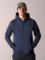 sweat-shirt gaston bleu marine porté