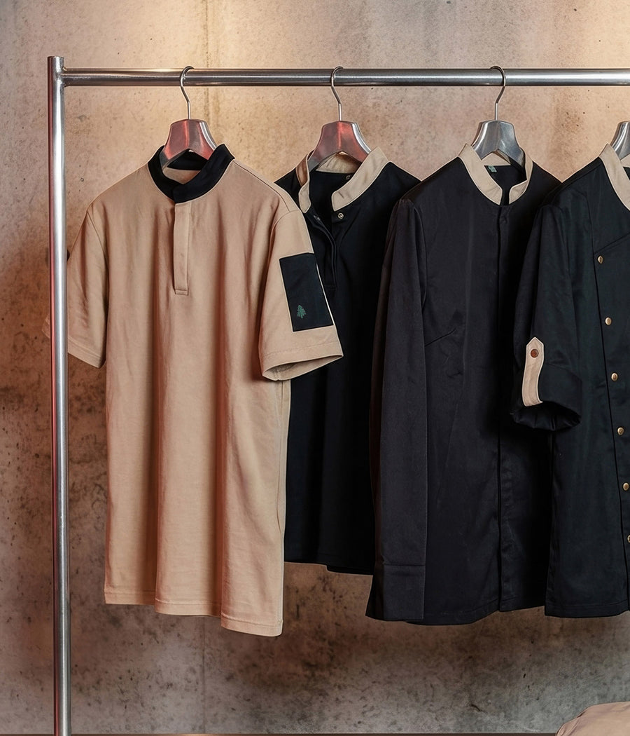 les polos et vestes CFBCT sur cintres