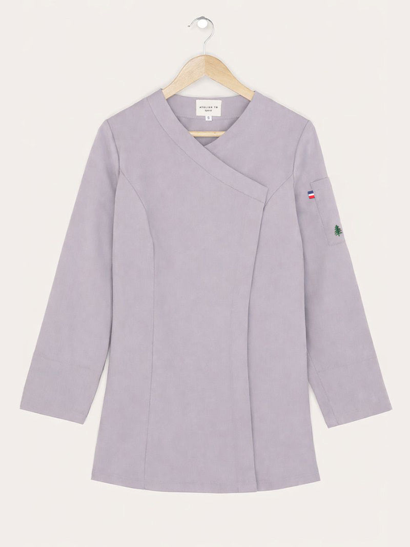 veste Joker grise pour femme piquée à plat