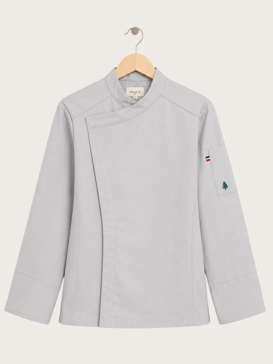veste joker homme grise piquée à plat