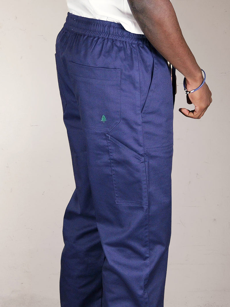 pantalon Maggy bleu nuit vue de profil