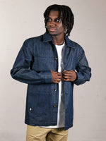 veste Mahaut denim porté par Adelson