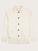 veste de travail Mahaut écru piquée à plat