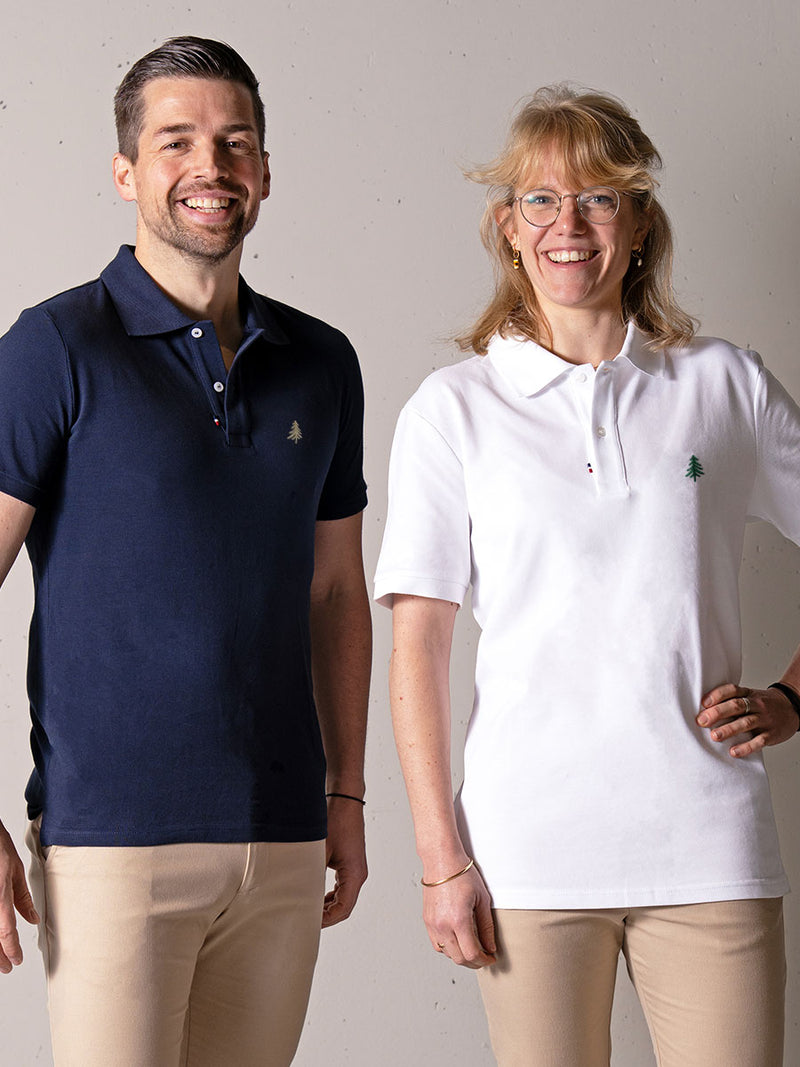 duo Marceau navy et blanc