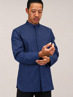 veste Newlook denim portée par Wesley
