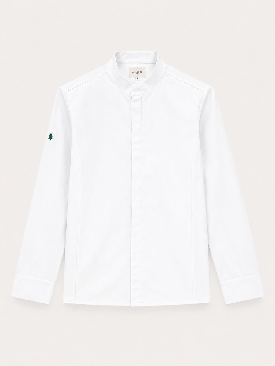 veste blanche Newlook homme piquée à plat