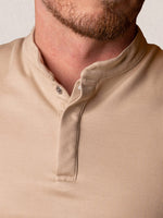 détail col Simba MC beige