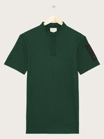 polo Simba vert sapin piqué à plat