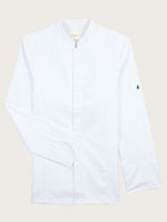 veste Steph blanche piquée à plat