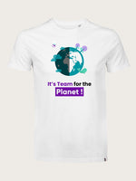 t-shirt blanc Team for The Planet face avant