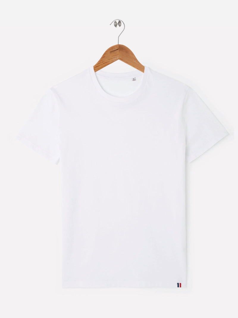 t-shirt yvon blanc à plat