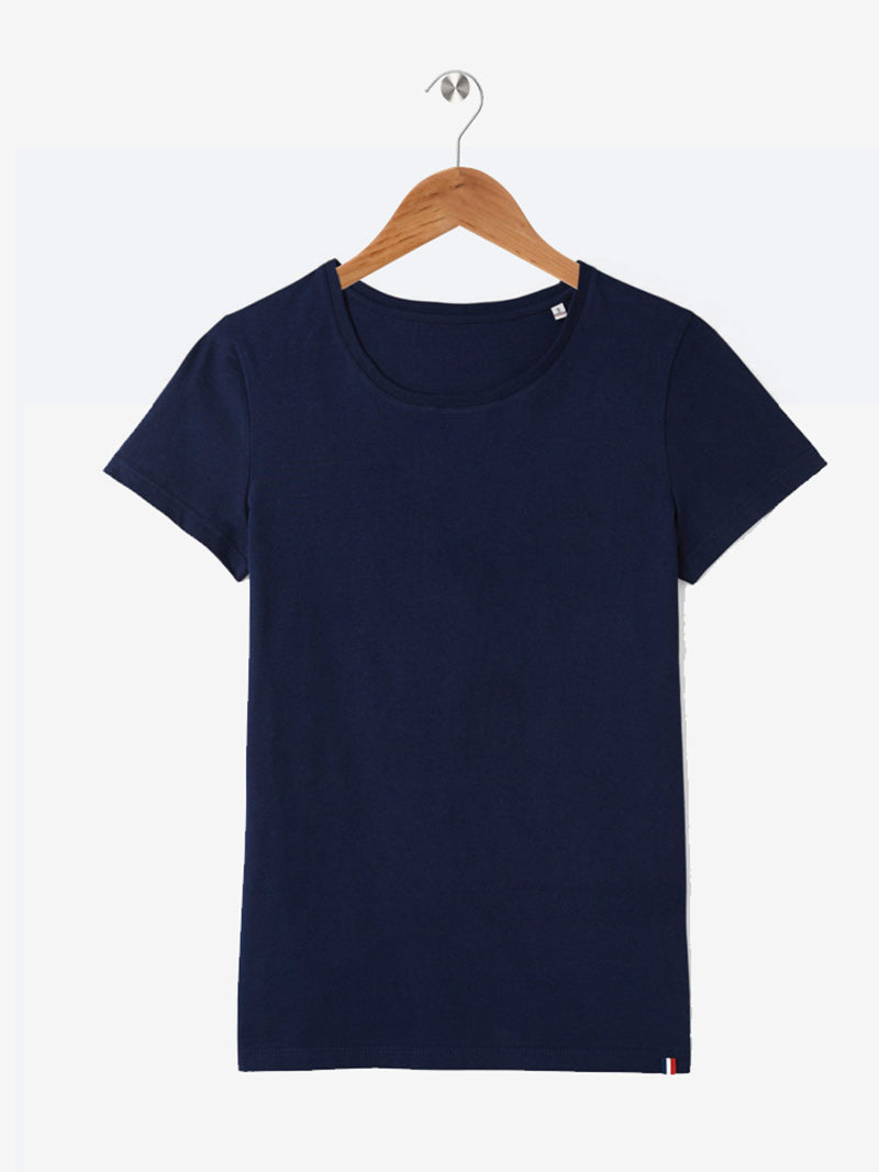 t-shirt yvonne marine à plat