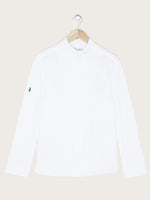veste blanche Lilo piquée à plat
